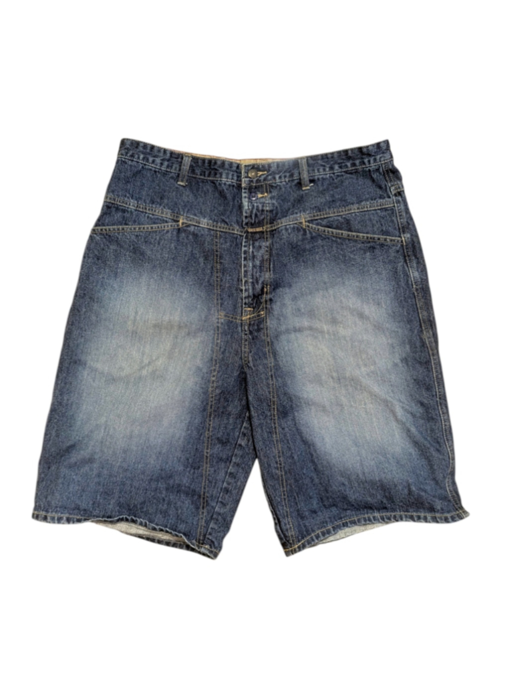 Marithe Francois Girbaud Jean Shorts Jorts Waist 38 - vintage 90s